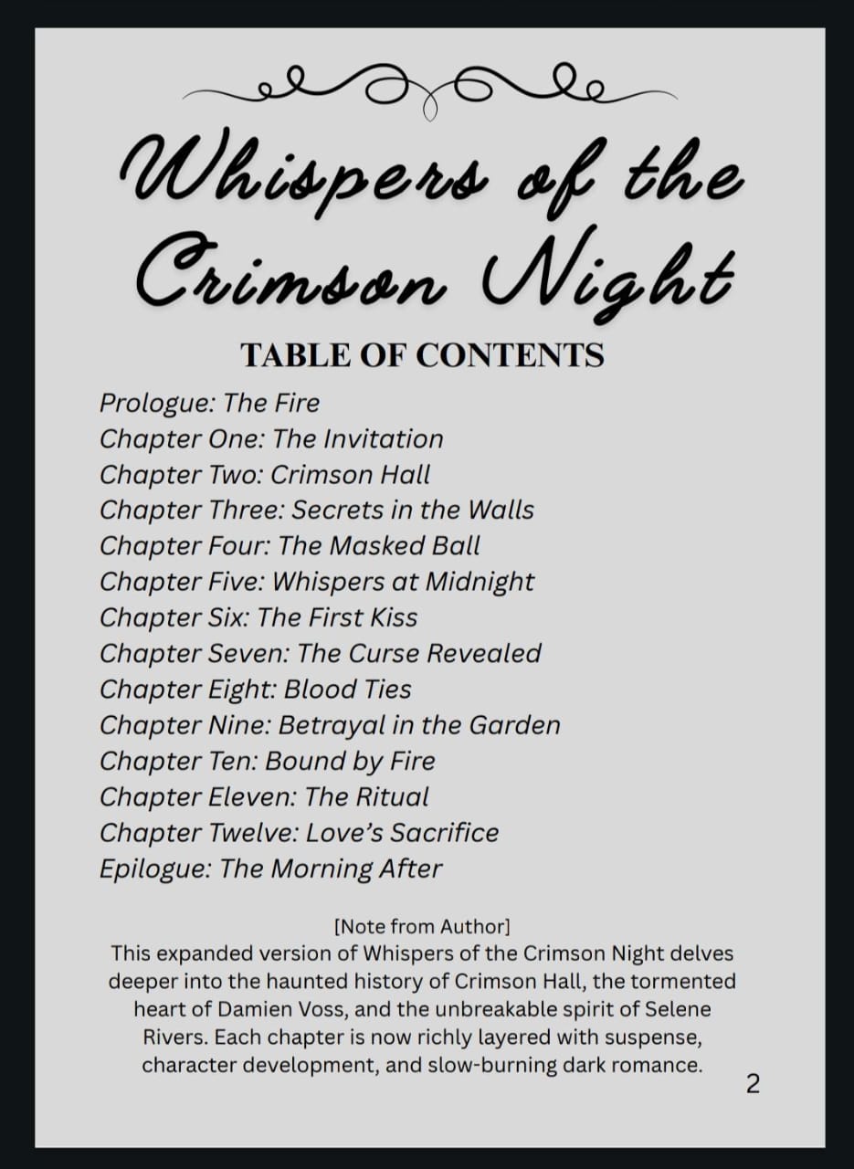 Whispers of the Crimson Night 🗝️🖤 ebook