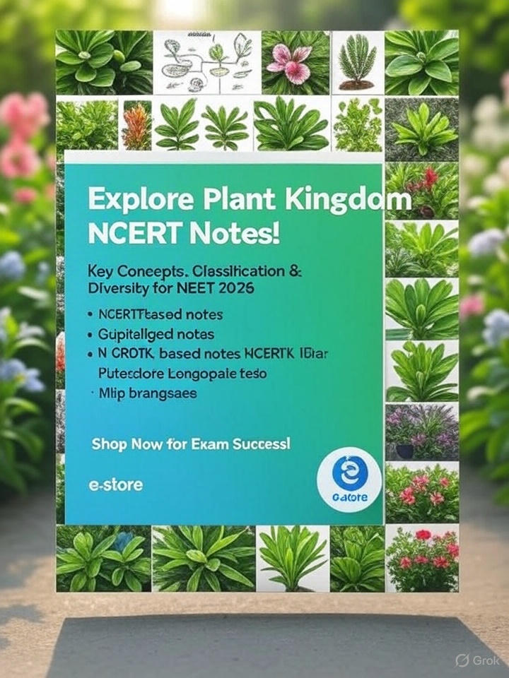 Plant Kingdom NCERT HIGHLIGHTS